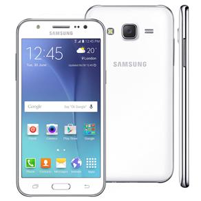 Foto Smartphone Samsung Galaxy J5 Duos Branco com Dual chip, Tela 5.0", 4G, Câmera 13MP, Android 5.1 e Processador Quad Core de 1.2 Ghz